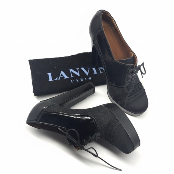Lanvin Shoes - Lanvin Brogue Platform Booties — EU 38.5 Original Price $1195